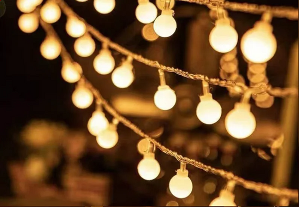 LumiGlobe 10M Kleine Kugel-Lichterkette – USB/Batterie