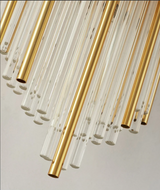 AuriLux Nordic Kristall-Wandleuchte