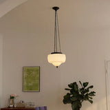 Moderne weiße minimalistische Hängelampe