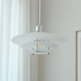 Moderne UFO-förmige Kronleuchter-Vintage-Hängelampe