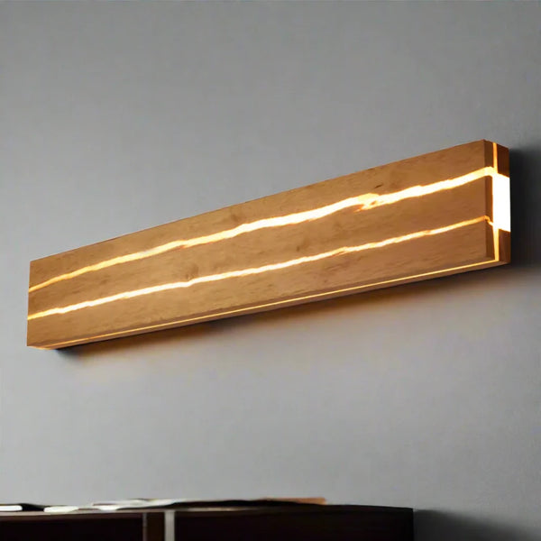 Moderne Wandleuchte in Form eines Risses