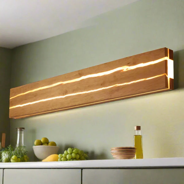 Moderne Wandleuchte in Form eines Risses