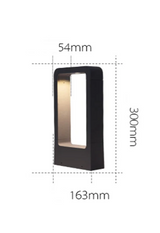 LumiPillar 7W Moderne LED Gartenlampe