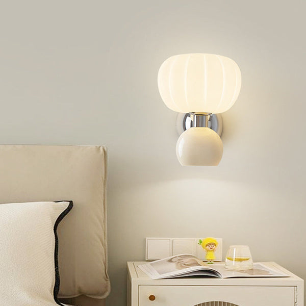 Moderne LED-Wandlampen Creme