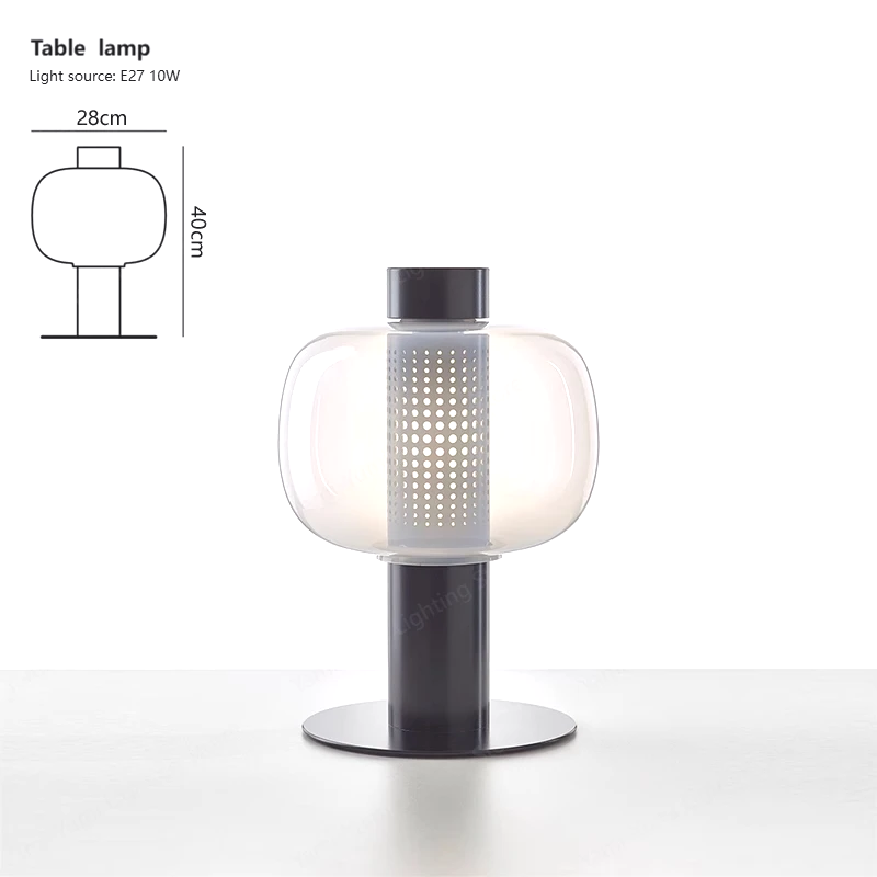 BonboriGlow Nordische Glas-Stehlampe