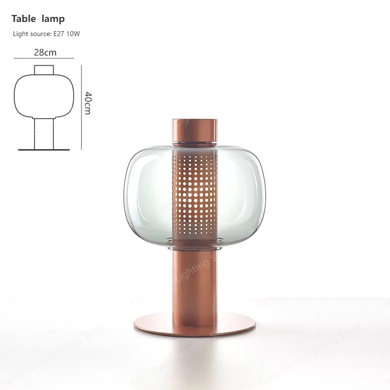 BonboriGlow Nordische Glas-Stehlampe