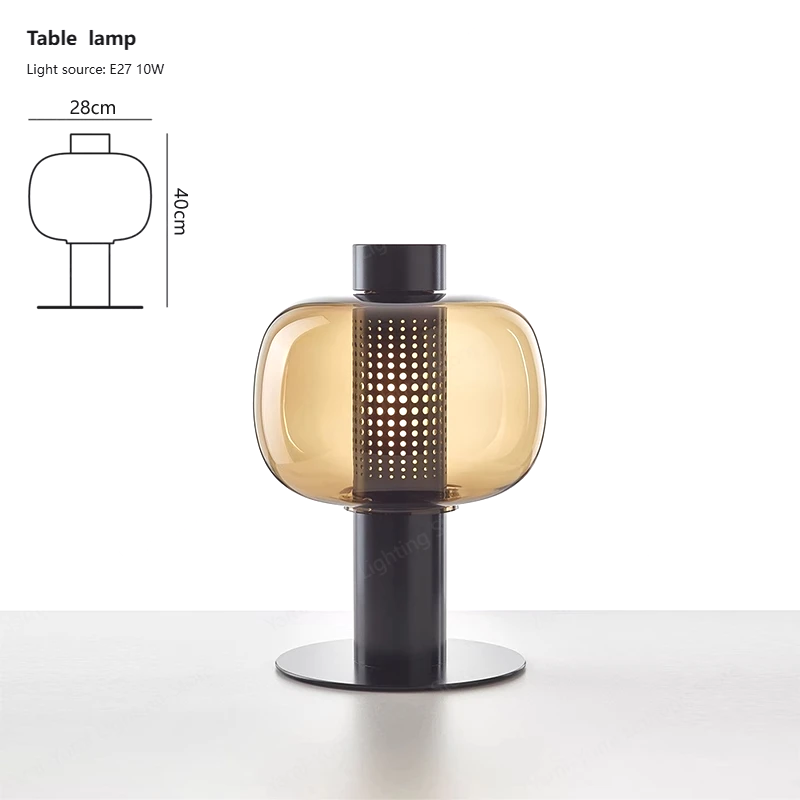 BonboriGlow Nordische Glas-Stehlampe
