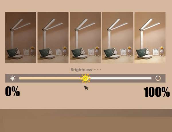 LumoFlex – Wiederaufladbare Faltbare LED-Schreibtischlampe mit Touch-Steuerung & Augenschutz