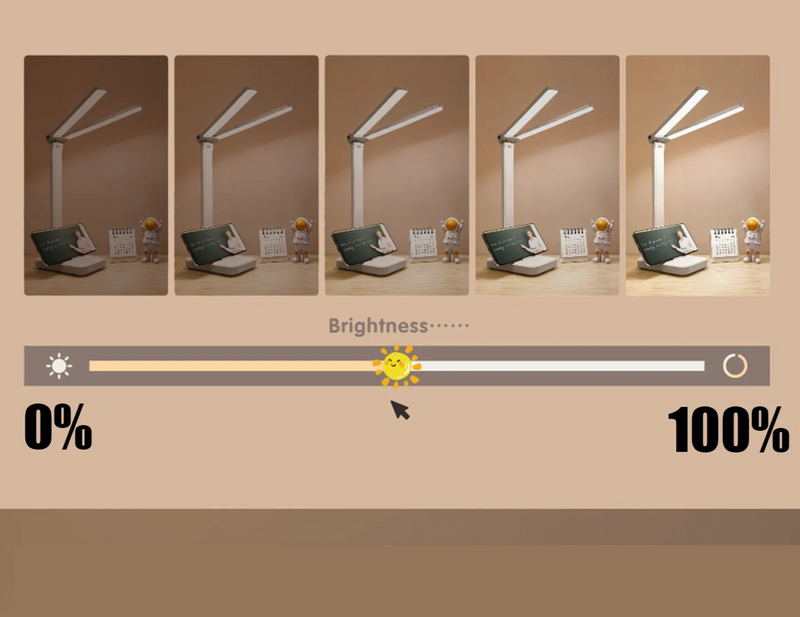 LumoFlex – Wiederaufladbare Faltbare LED-Schreibtischlampe mit Touch-Steuerung & Augenschutz