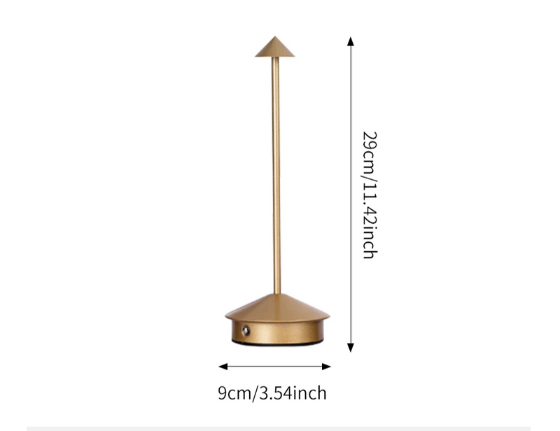LumaTouch – Wiederaufladbare LED-Tischlampe mit Stufenloser Dimmung