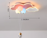 Nordische Astronauten-Wolken-LED-Hängelampe