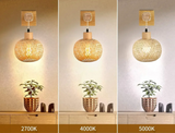 SolBambu Wandlampe – Handgeflochtene Bambuslaterne für Moderne Naturräume