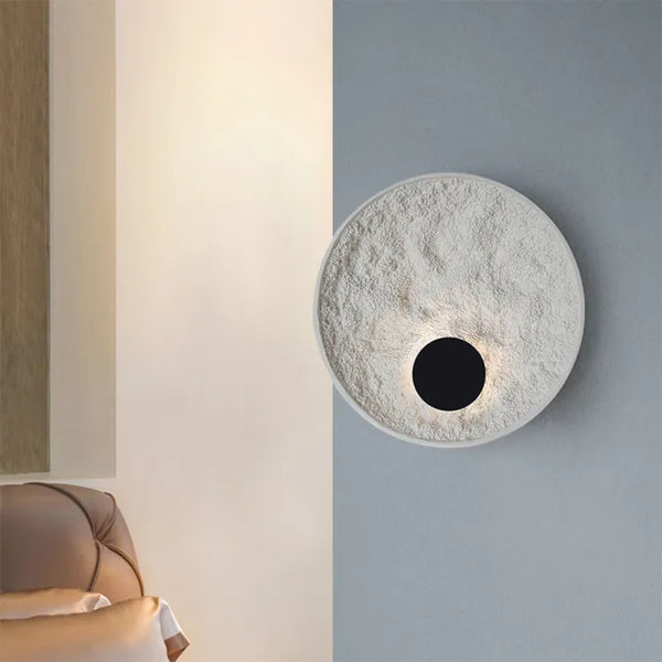 Runde Mondkugel-Wandleuchte für das Schlafzimmer