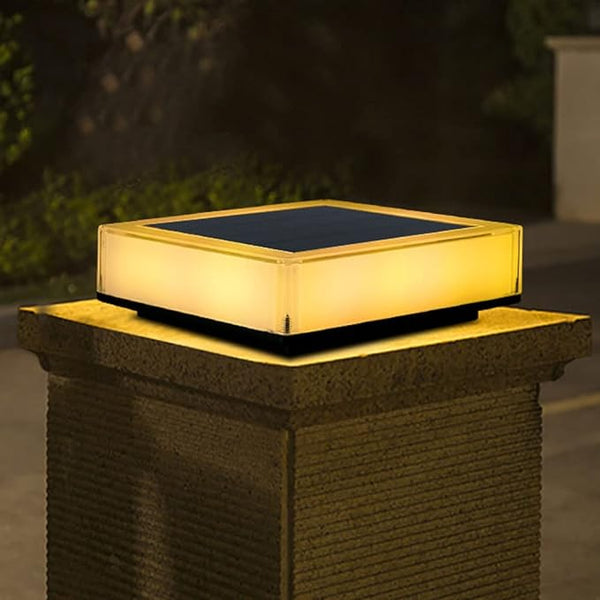 Moderne Solarlampe für den Außenbereich