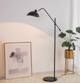 Nordic Gold Luxe Stehlampe – Minimalistisches Design mit Marmorfuß