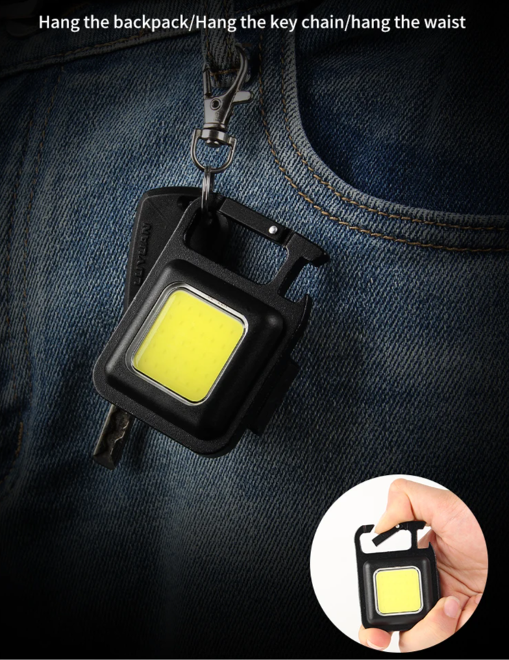 LumiKey Mini COB LED Schlüsselanhängerlampe