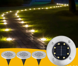SunStep Solar LED Bodenleuchten – 4er-Set