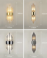 AuriLux Nordic Kristall-Wandleuchte