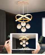 LumaCrest LED Pendelleuchte – Modernes Art Deco-Design für Esszimmer und Wohnzimmer