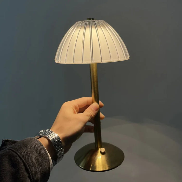 Kabellose Kristall-Tischlampe