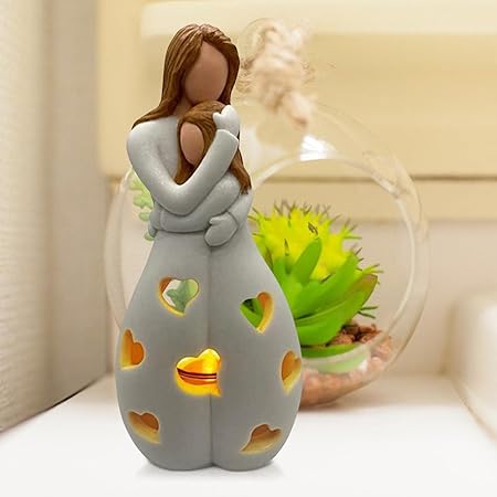 Romantische beige Tischlampe
