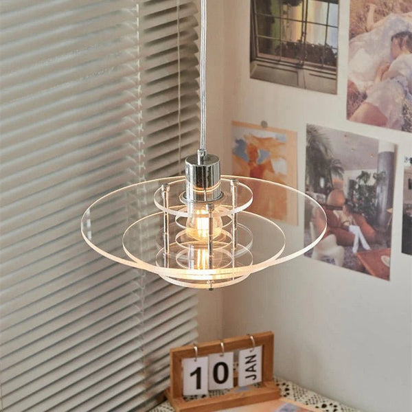 Moderne UFO-förmige Kronleuchter-Vintage-Hängelampe
