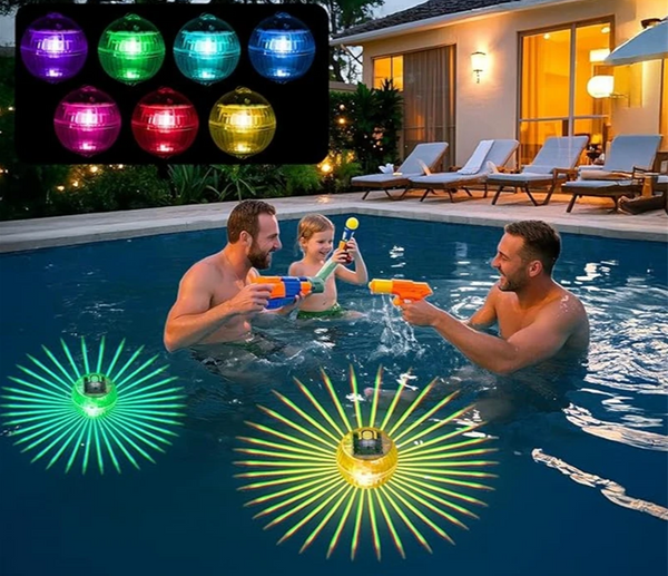 SOLAGLOW Schwimmende Solar-RGB-Poolleuchte