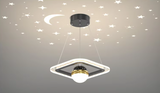 LunaNova LED Deckenleuchte mit Mond- und Sternenprojektion