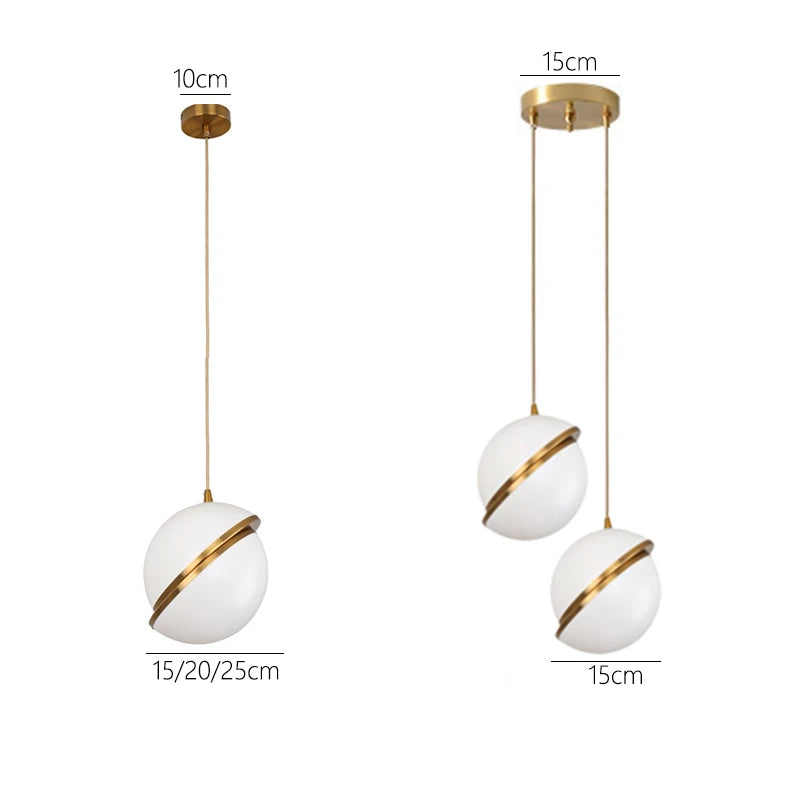 Lumaglow | Goldene Hängelampe
