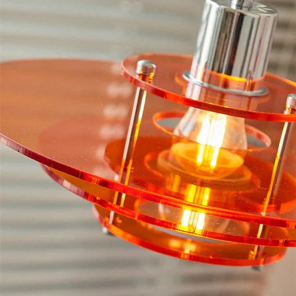 Moderne UFO-förmige Kronleuchter-Vintage-Hängelampe