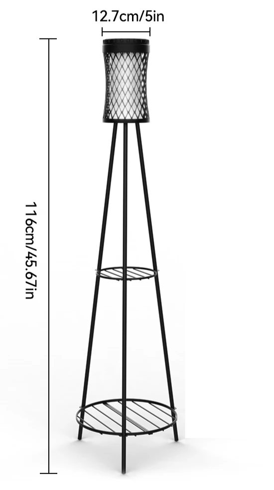SolarBloom Solar-Gartenleuchte mit Pflanzenständer – Deko-Laterne für Terrasse, Garten & Balkon