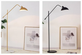 Nordic Gold Luxe Stehlampe – Minimalistisches Design mit Marmorfuß