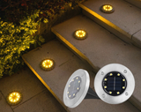 SunStep Solar LED Bodenleuchten – 4er-Set
