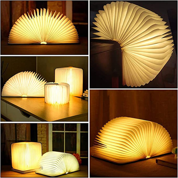 Enchanted Book Lampe für auf Tisch mit warmem Licht