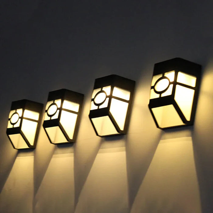 Solar - LED-Wandleuchte (2 Packungen)