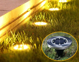 SunStep Solar LED Bodenleuchten – 4er-Set