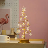Kristall-Tischlampe in Form eines bezaubernden Weihnachtsbaums