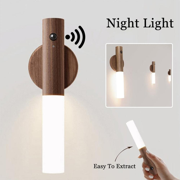 Magnettorch LED-Nachtlicht mit Bewegungssensor, wiederaufladbar
