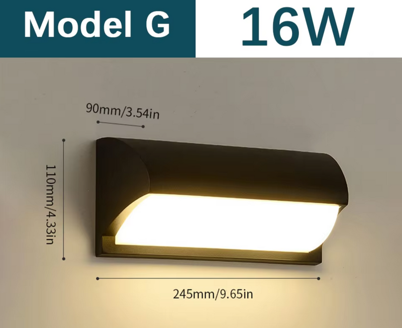 SENSOLUX Radar Bewegungsmelder LED Außenwandleuchte