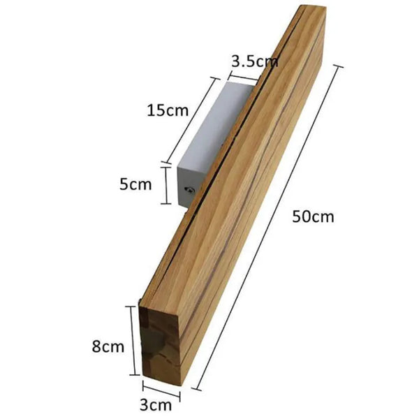 Moderne Wandleuchte in Form eines Risses