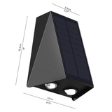 LED-Solar-Wandleuchte