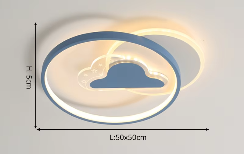 DreamGlow Dimmbarer LED-Kronleuchter für Kinderzimmer