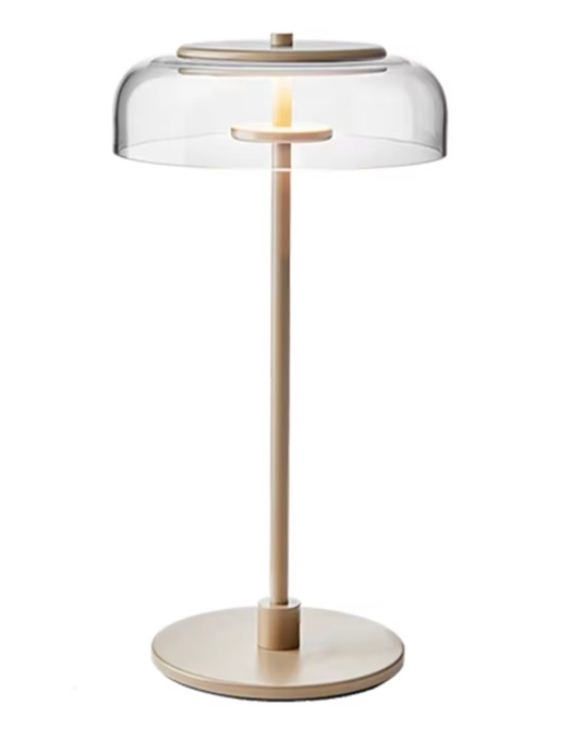 Aurélo – Designer Tischlampe aus Glas mit LED & Postmodernem Stil