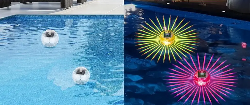 SOLAGLOW Schwimmende Solar-RGB-Poolleuchte