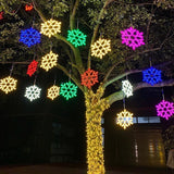 Weihnachts-LED-wasserdichtes Schneeflockenlicht