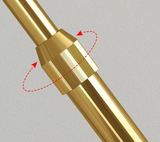 Nordic Arc Luxe Stehlampe – Minimalistische LED Stehleuchte mit Marmorbasis