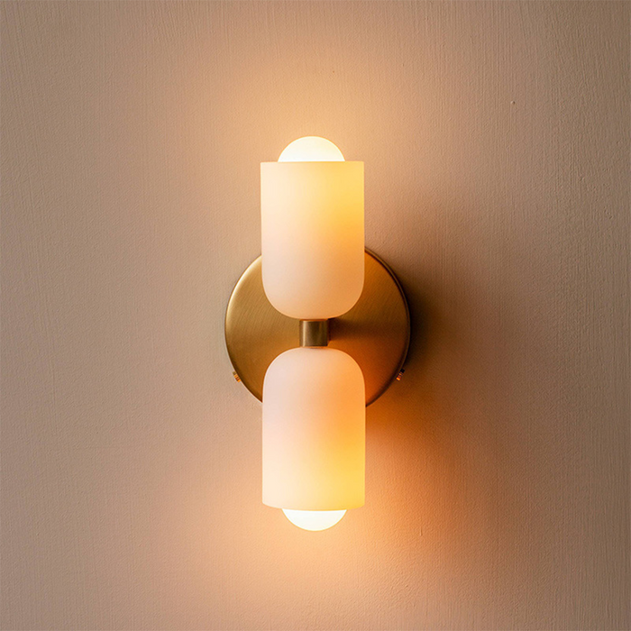Elegant Up-Down-Wandleuchte aus Acryl