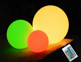 LumiGlow LED Gartenkugel – 16 Farben, Fernbedienung & Wiederaufladbar