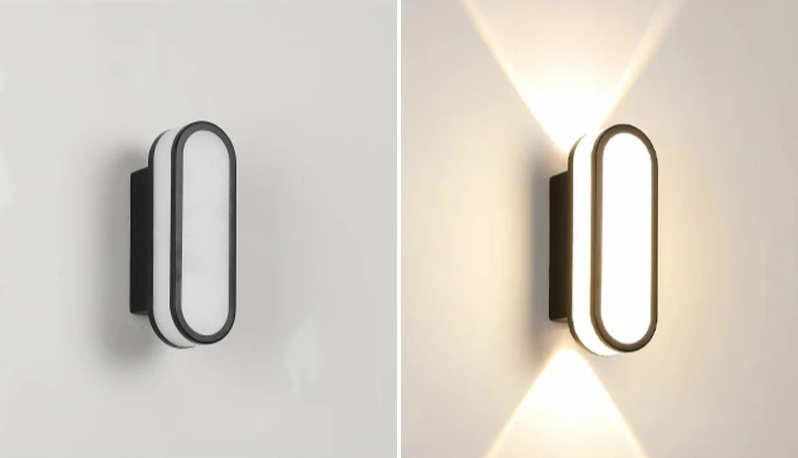 NordiLux LED Wandleuchte – Wasserdichte Moderne Außen-/Innenlampe für Garten, Flur & Schlafzimmer (7W / 10W)