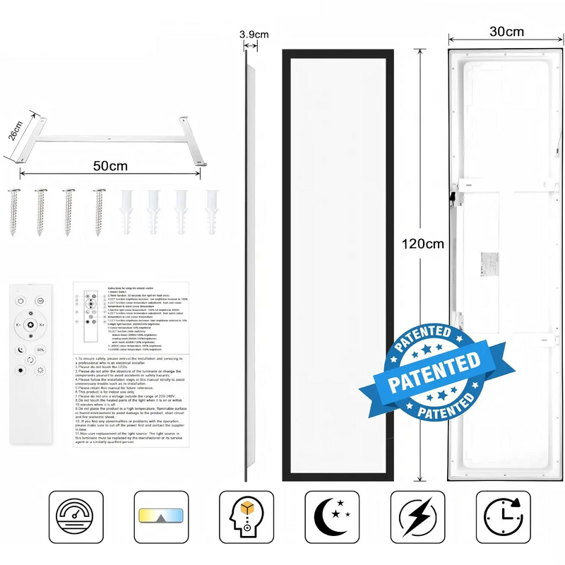 LUMILUX LED Panelleuchte 120x30cm